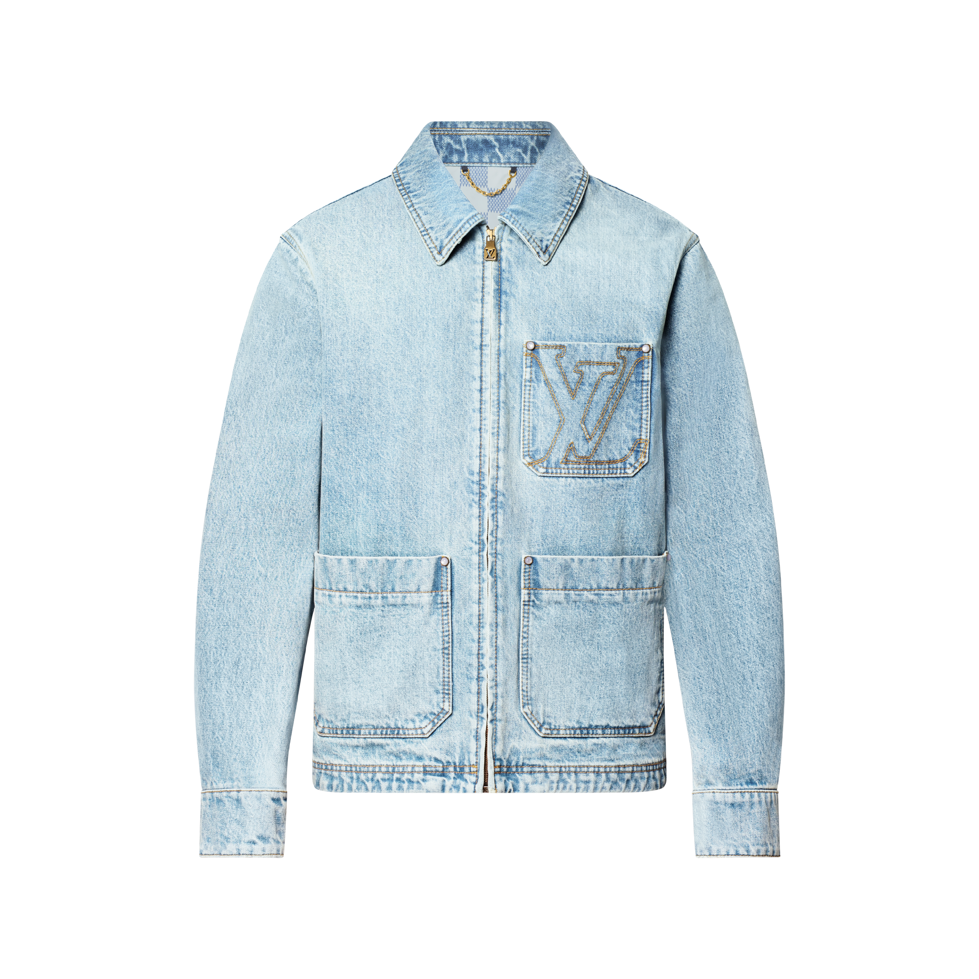 限定品◆関税無【LOUIS VUITTON】Double Fastening DenimJacket Workwear LV Denim Jacket - Ready to Wear | LOUIS VUITTON